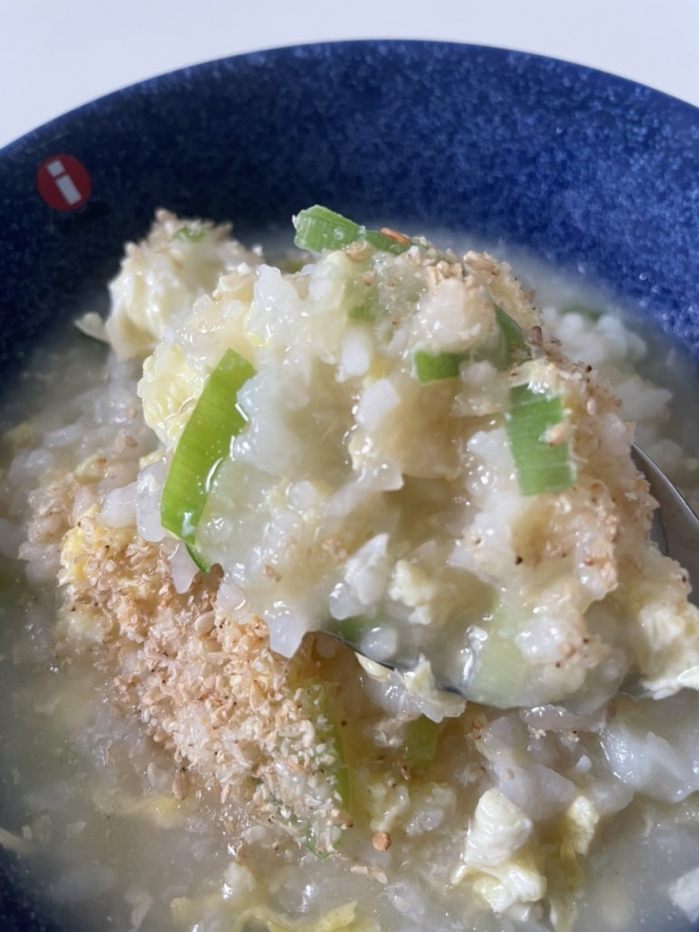 Nourishing Dried Pollack & Egg Porridge (Hwangtae Gyeran-Juk)